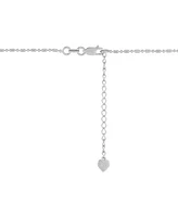 Diamond Star Pendant Necklace (1/4 ct. t.w.) in Sterling Silver