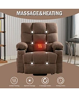 Boyel Living Power Lift Recliner Chair Recliners for Elderly with Heat and Massage