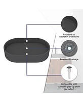 Casainc Oval Vessel Bathroom Sink