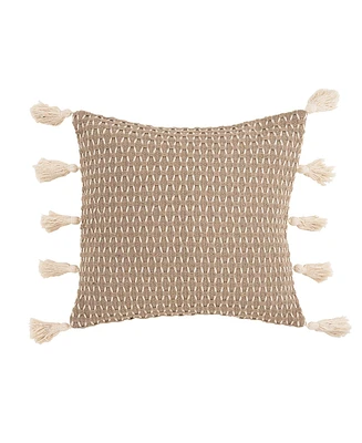 C&F Home Flint Textured Diamond Woven Throw Pillow