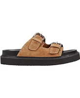 Marc Fisher Ltd Women's Agusta Double Buckle Flatform Sandals