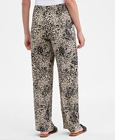 Jm Collection Women's Printed Pull-On Pants, Exclusively at Macy's