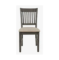 Jofran Rustic Shores Coastal Style Upholstered Desk Chair