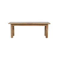 Jofran Bodhi 50" Rustic Solid Wood Dining Bench