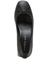 Madden Girl Emily Block-Heel Ballet Pumps