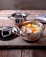 Cristel Castel Pro Mini 0.5-Quart Stainless Steel Stewpan With Lid