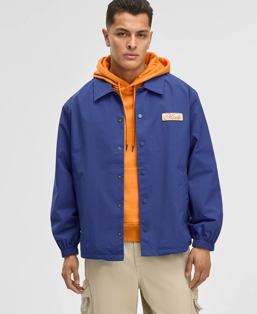 Mode of One Men's Nylon Ripstop Coaches Jacket, Exclusively at Macy's