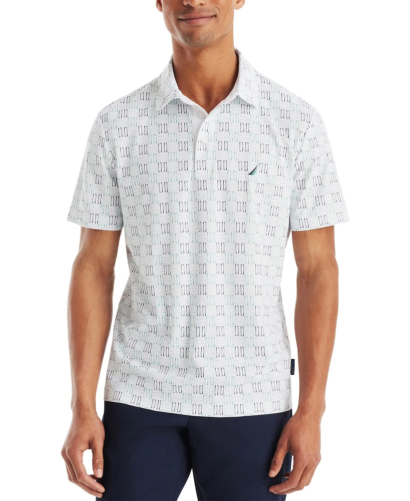 Nautica Men's Classic-Fit Printed Golf Polo Shirt