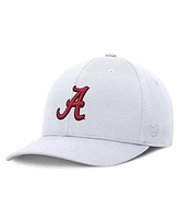 Top of the World Men's White Alabama Crimson Tide Reflex Logo Flex Hat