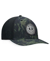 Top of the World Men's Black Miami Hurricanes Oht Military Appreciation Camo Render Flex Hat