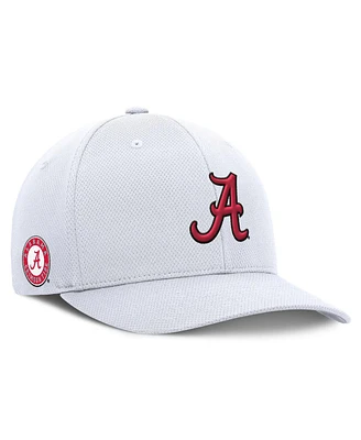 Top of the World Men's White Alabama Crimson Tide Reflex Logo Flex Hat