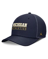 Jordan Men's Navy Michigan Wolverines Rise Adjustable Hat