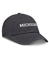 Jordan Men's Charcoal Michigan Wolverines Campus Club Adjustable Hat