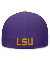 Nike Men's Purple/Gold Lsu Tigers Two-Tone Primetime Performance Fitted Hat