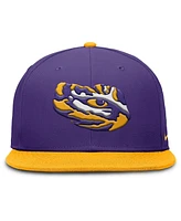 Nike Men's Purple/Gold Lsu Tigers Two-Tone Primetime Performance Fitted Hat