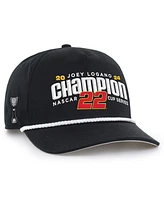 '47 Brand Men's Black Joey Logano 2024 Nascar Cup Series Champion Hitch Rope Adjustable Hat