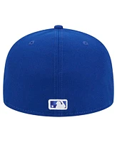 New Era Men's Royal Toronto Blue Jays Checkered Undervisor 59FIFTY Fitted Hat