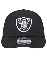 New Era Men's Black Las Vegas Raiders Low Profile 9FIFTY Snapback Hat