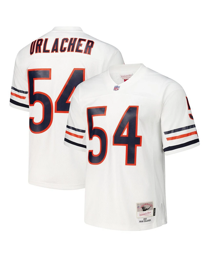 Mitchell & Ness Men's Brian Urlacher White Chicago Bears 2000 Legacy Replica Jersey