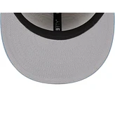 New Era Men's Stone/Light Blue Houston Oilers City Originals Lifestyle Two-Tone 59FIFTY Fitted Hat