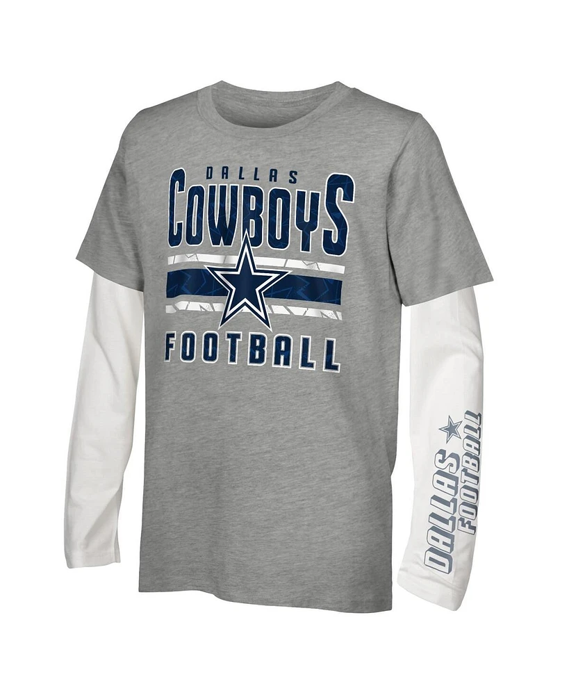 Outerstuff Big Boys and Girls Dallas Cowboys the Mix T-Shirt Combo Set