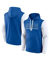 Fanatics Men's Royal Los Angeles Dodgers Outline Fleece Pullover Hoodie