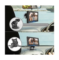 Pyle Car Backup Camera & Monitor Display Kit, 7'' Screen, Night Vision, Waterproof