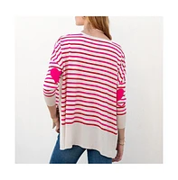 Mersea Women's Amour Sweater with Heart Patch