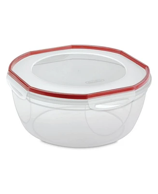 Sterilite Ultra Seal 8.10 Quart Plastic Food Storage Bowl Container, 2 Pack