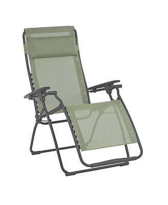 Lafuma LFM3118-8557 Futura Series Zero Gravity Outdoor Lounge Recliner, Green