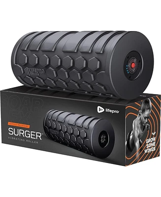 LifePro 4-Speed Vibrating Foam Roller for Muscle Recovery, Trigger Point Therapy, and Physical Therapy Exercises
