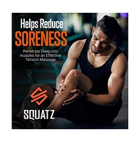 Squatz Wireless Vibrating Massage Ball, Deep Tissue Therapy