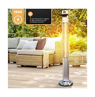 SereneLife 900W Electric Patio Heater with Remote Control