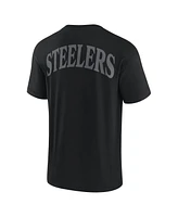 Fanatics Men's and Women's Black Pittsburgh Steelers Elements Iconic T-Shirt