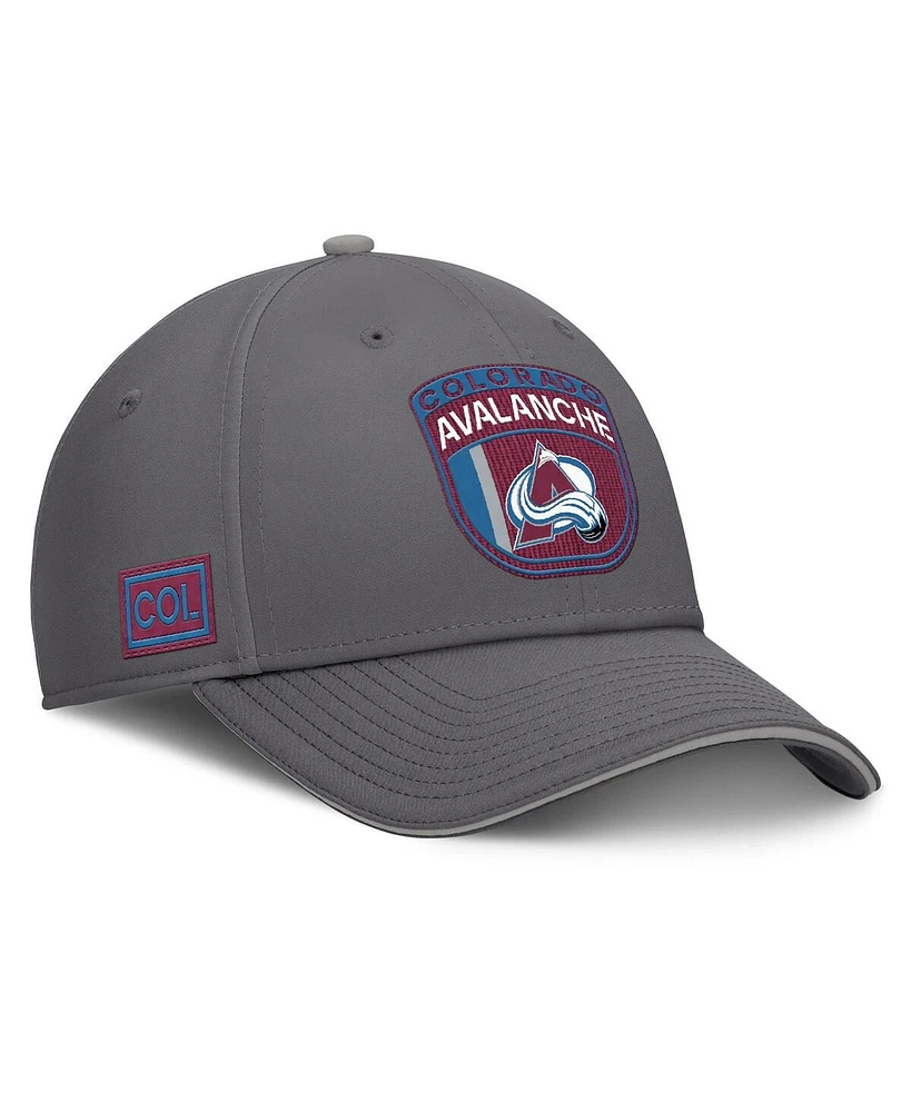 Fanatics Men's Gray Colorado Avalanche Home Ice Flex Hat