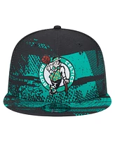 New Era Men's Black Boston Celtics Tip-Off 9FIFTY Snapback Hat