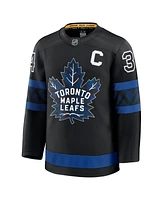 Fanatics Men's Auston Matthews Black Toronto Maple Leafs Captain Patch Alternate Premium Jersey