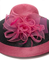 August Hats Spectator Wide Brim Dressy Hat