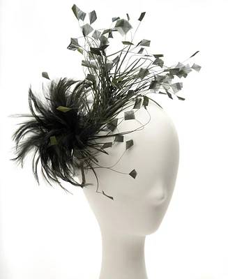 August Hats Multi Feather Fascinator