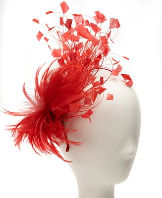 August Hats Multi Feather Fascinator