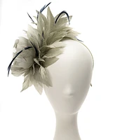 August Hats Sweet Floral Feather Fascinator