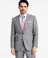 B By Brooks Brothers Mens Windowpane Suit Jacket Pants