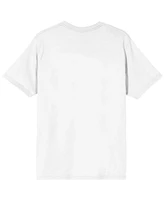 Orange Crush Men's Cooling White Graphic Tee-xxl