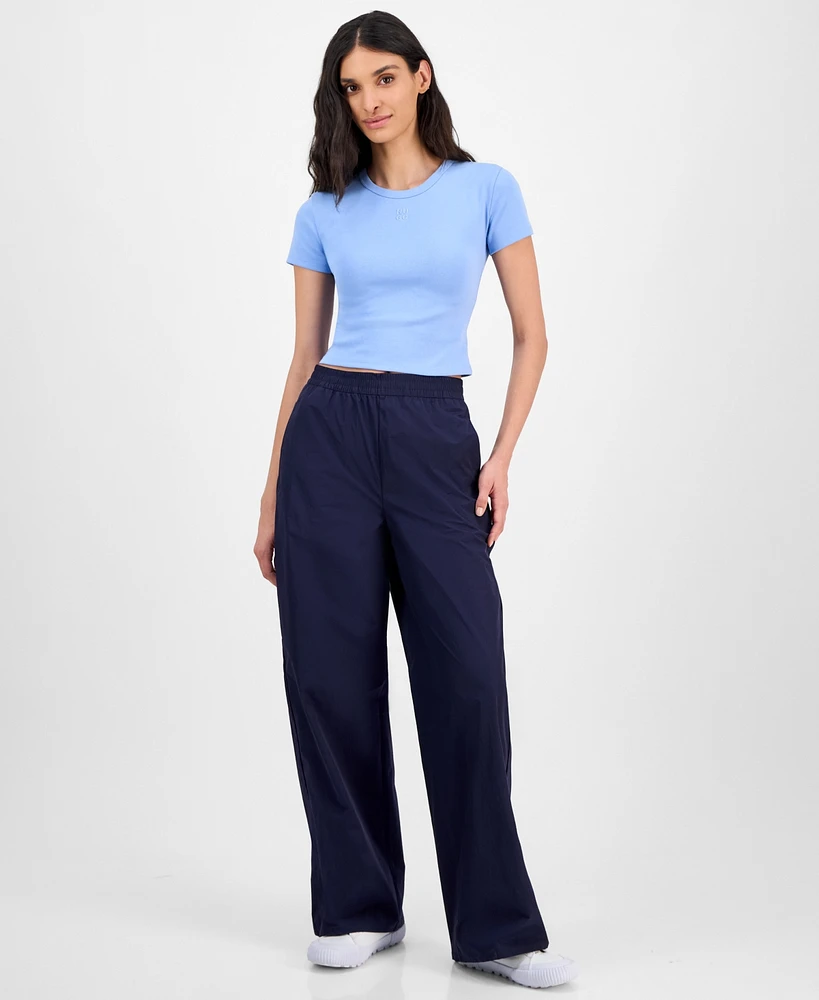 Hugo Women's Pull-On Wide-Leg Pants