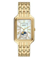 Fossil Women's Raquel Sun Moon Multifunction Gold-Tone Stainless Steel Watch, 29mm