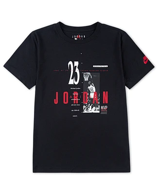 Jordan Big Boys Brand Crew Short Sleeve Tee