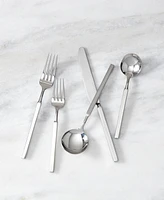 Fortessa Jaxson Brushed 20-Piece Flatware Set, Service for 4