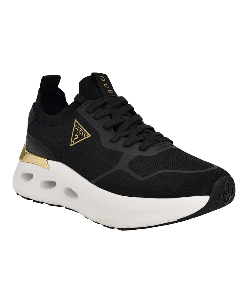 Guess Women's Soulite Knit Lace Up Trainer Sneakers