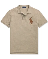 Polo Ralph Lauren Men's Custom Slim Fit Leather-Pony Shirt