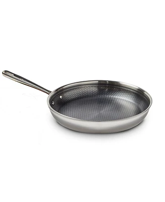 T-Fal Hybrid Mesh Stainless Steel 12" Frypan